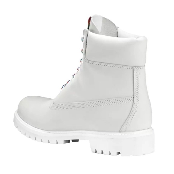 Timberland “rainbow” 6” leather boots men’s SZ 10 - Picture 3 of 6